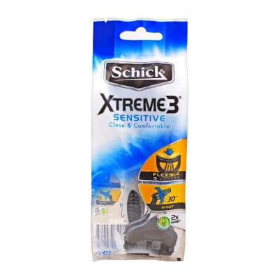 Schick XTREME 3 SENSITIVE(4) saffronskins 