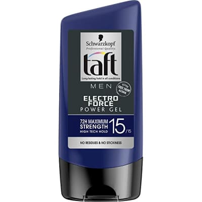 Schwarzkopf Taft Men Electro Force Power Gel 150ml saffronskins.com 