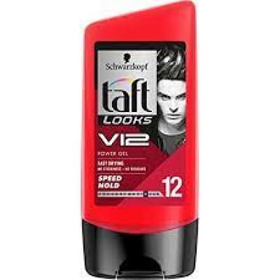 Schwarzkopf Taft Men V12 Power Gel 150ml saffronskins.com 