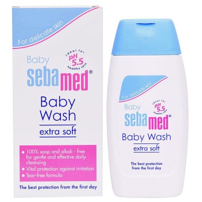 Sebamed Baby Wash Extra Soft (200ml) saffronskins 
