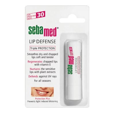 Sebamed Lip Defense With SPF 30 Triple Protection 4.8 g saffronskins 