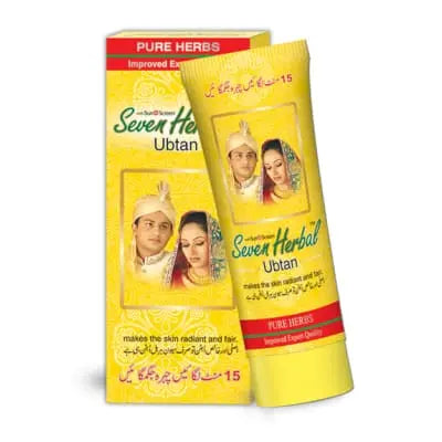 Seven Herbal Ubtan cream - saffronskins.com