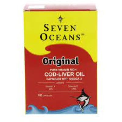 Seven Oceans Original Pure Vitamin Rich Norwegian Cod-Liver 