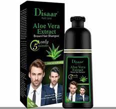 Disaar Hair care Aloe Vera Extract Brown Hair Shampoo 400ml- For Men and Women