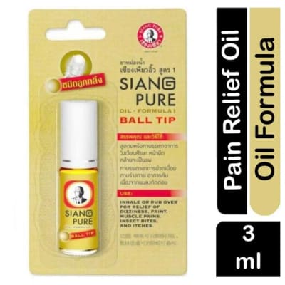 Siang Pure Pain Relief Oil Ball Tip Roll On - Formula1 3 ml