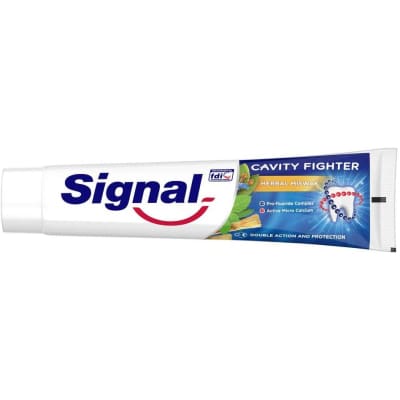 Signal Cavity Fighter Herbal Miswak Toothpaste 120ml saffronskins 