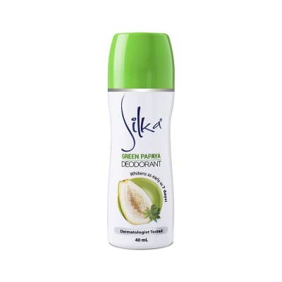 Silka Green Papaya Deodorant 40ml saffronskins.com 