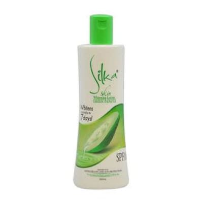 Silka Skin Whitening Lotion Green Papaya 500ml saffronskins 