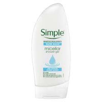 Simple Micellar Water Boost Shower Gel 500ml