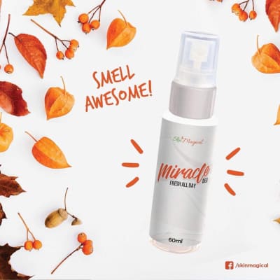 Skin Magical Miracle Deo Spray 60ml saffronskins.com 