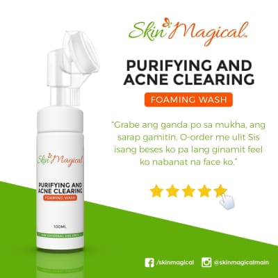 Skin Magical Purifying And Acne Clearing Foaming Wash 100ml saffronskins.com™ 