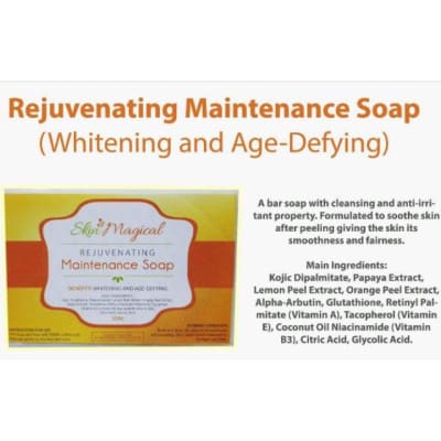 Skin Magical Rejuvenating Maintenance Soap saffronskins.com 
