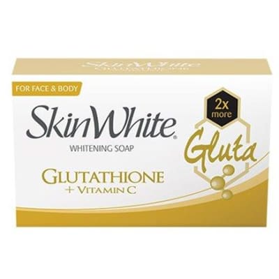 SkinWhite Advanced Power Whitening Gluta+Vit C Soap 90g saffronskins.com 