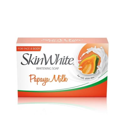 Skinwhite Papaya Milk whitening Soap 125gm saffronskins.com 