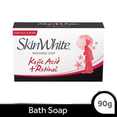 Skinwhite Whitening Soap Kojic Acid + Retinol 90gm saffronskins.com 