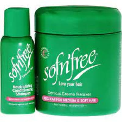 Sofn’Free Cortical Relaxer and Shampoo Regular Banded Pack 