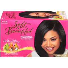 Soft & Beautiful Regular No-Lye Ultimate Conditioning Relaxer saffronskins.com™ 