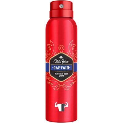 Old Spice Captain Deodorant Body Spray 150ml saffronskins 