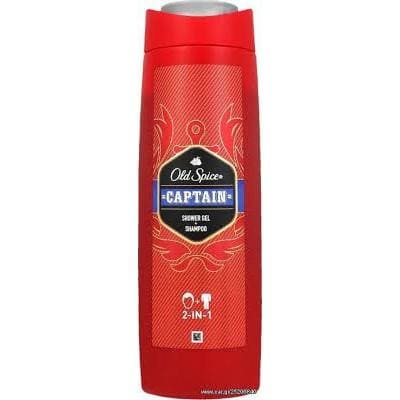 Old Spice Captain Shower Gel + Shampoo 250ml saffronskins 