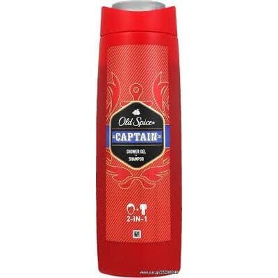 Old Spice Captain Shower Gel + Shampoo 250ml saffronskins 