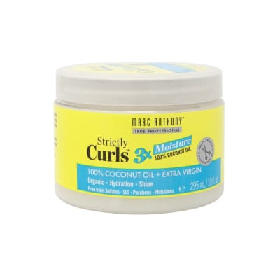 Strictly Curls 3X Moisture 100% Coconut Oil + Extra Virgin saffronskins.com™ 
