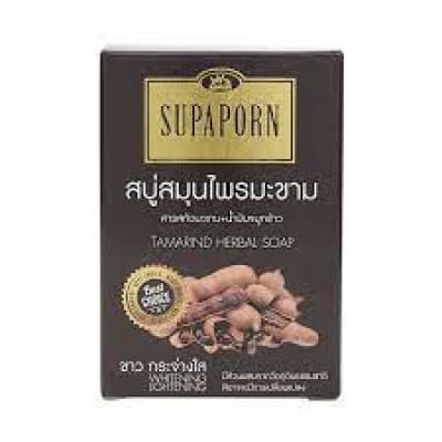 Supaporn Thai Herbal Soap Tamarind Extract & Rice Germ Oil
