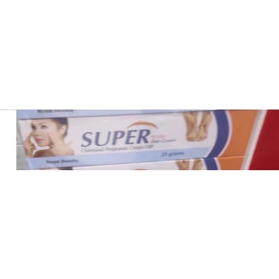 super white clobetasol propionate cream 25g