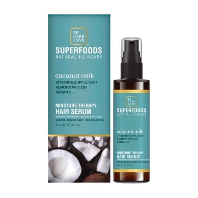 Superfoods Coconut Milk Moisture Therapy Hair Serum 60ml saffronskins.com™ 