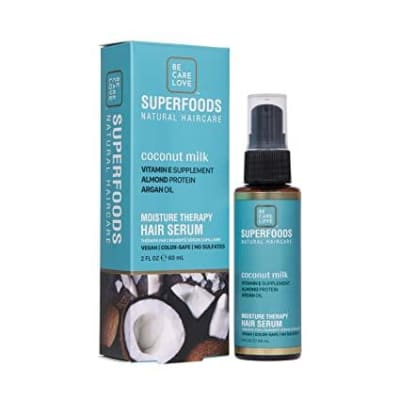 Superfoods Coconut Milk Moisture Therapy Hair Serum 60ml saffronskins.com™ 