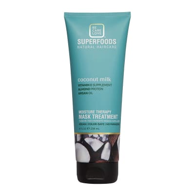 Superfoods Natural Healthcare Coconut Milk Moisture Therapy Mask Treatment saffronskins.com™ 