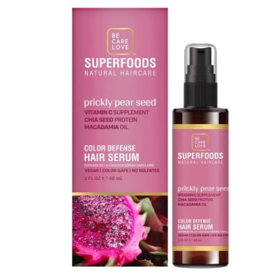 Superfoods Prickly Pear Seed Color Defense Hair Serum 60ml saffronskins.com™ 