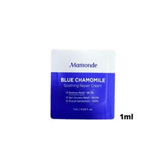 Mamonde Soothing repair cream Blue chamomile Ceramide intense cream Red energy 1ml 5ml