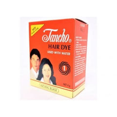 Tancho Hair Dye Used With Water Natural Black 6gm saffronskins.com 