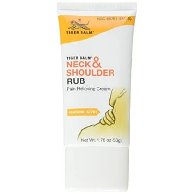 Tiger Balm Neck & Shoulder Rub, 1.76 oz. 50gm saffronskins.com 