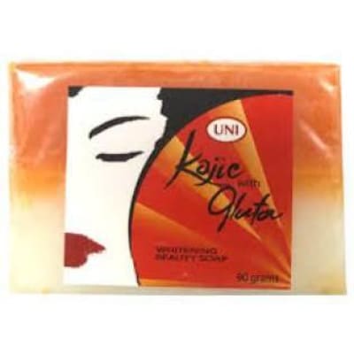 Uni Kojic With Gluta Whitening Beauty Soap 90gm saffronskins.com™ 