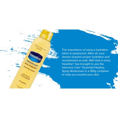Vaseline Intensive Care Essential Healing Spray Moisturiser 190ml saffronskins.com 