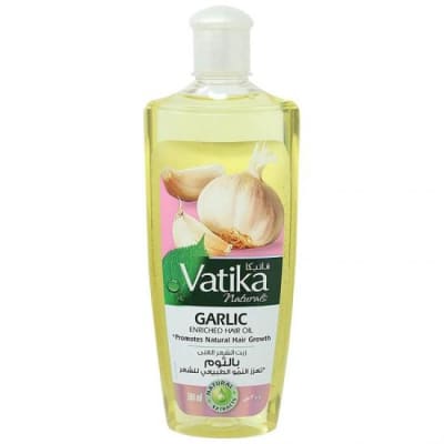 Vatika Garlic Enriched Hair Oil 200ml saffronskins 