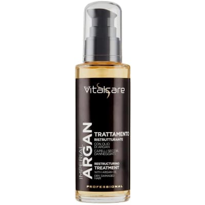 Vitalcare Trattamento con Olio di Argan per Capelli Secchi Dannegiatti, 100ml saffronskins.com™ 