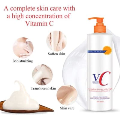 Vitamin C Whitening Moisturizing After Bathing 480ml saffronskins.com 