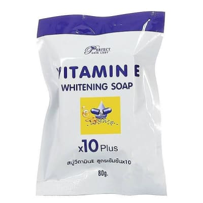 Vitamin E Whitening x10 Plus Soap 80gm saffronskins.com 