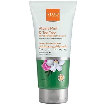 VLCC Alpine Mint & Tea Tree Gentle Refreshing Face Wash (150 ml) saffronskins 