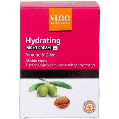 VLCC Hydrating Anti Ageing Night Cream, 50g saffronskins 