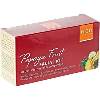 VLCC Papaya Fruit Facial Kit saffronskins 