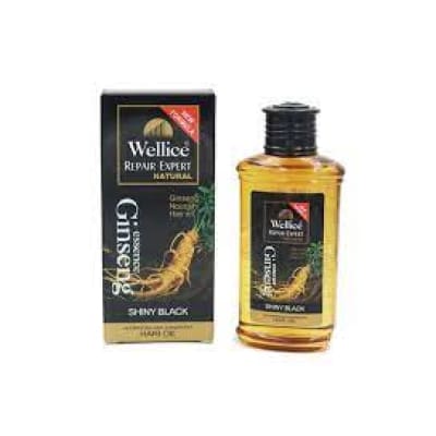 Wellice Ginseng Shiny Black Hair Oil