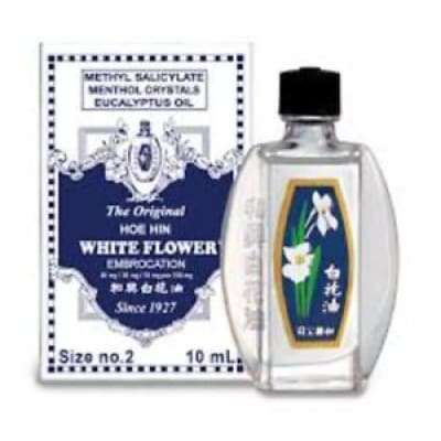 White Flower Embrocation Hoe Hin 10ml saffronskins.com 