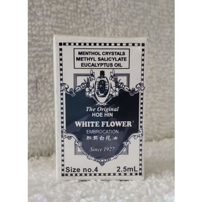 White Flower Embrocation Hoe Hin 2.5ml saffronskins.com™ 