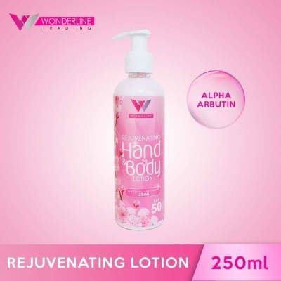Wonderline Rejuvenating Hand and Body Lotion 250ml SPF 50 saffronskins.com™ 