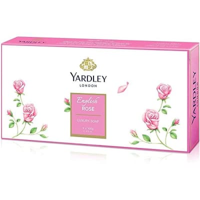 Yardley English Rose luxury Soap 100g x Pack of 3 saffronskins.com 