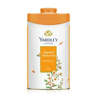 Yardley Imperial Sandleood Talcum Powder 250gm saffronskins.com™ 