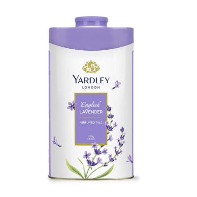 Yardley London English Lavender Perfumed Talc Powder 250g saffronskins.com™ 